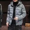 Veste d'automne et d'hiver pour hommes Version coréenne Jeunesse Décontracté Épaissi Chaud Veste Version coréenne Beau Grande taille Vêtements en coton