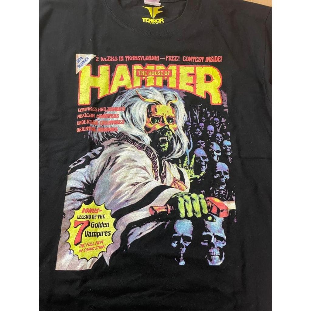Used Dragon vs. 7 Vampires T-shirt Unused Terror Factory Rare