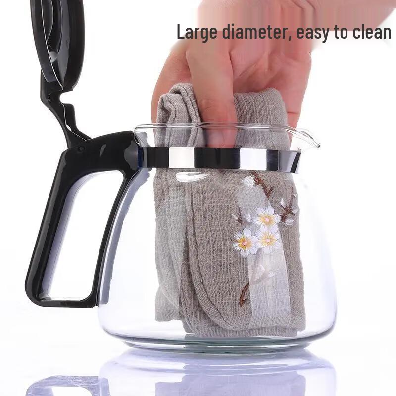 Mengting Heat-Resistant Glass Teapot with Stainless Steel Infuser