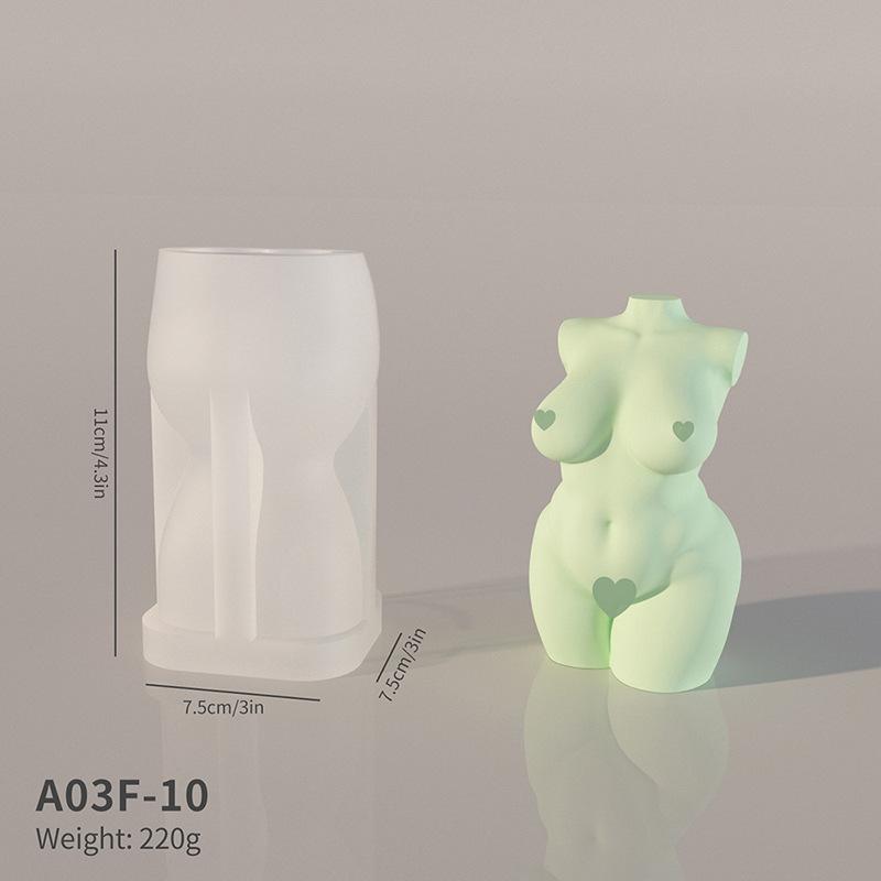 3D Human Silicone Candle Mold Diy Aromatherapy Candle Handmade Decoration Soap Chocolate Tool Cake Mold