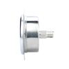 MAIRUIKESI Dry Pressure Gauge 50mm -1-0-600bar Back Connection With Flange 304 Stainless Steel Case for Water Gas Air Manometer