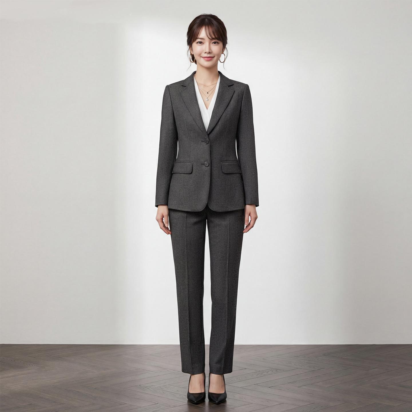 

Unisex Business Suit Set: Professional Elite Style, High-Grade Wool, Perfect for Sales, Weddings, and Formal Workwear. 170B