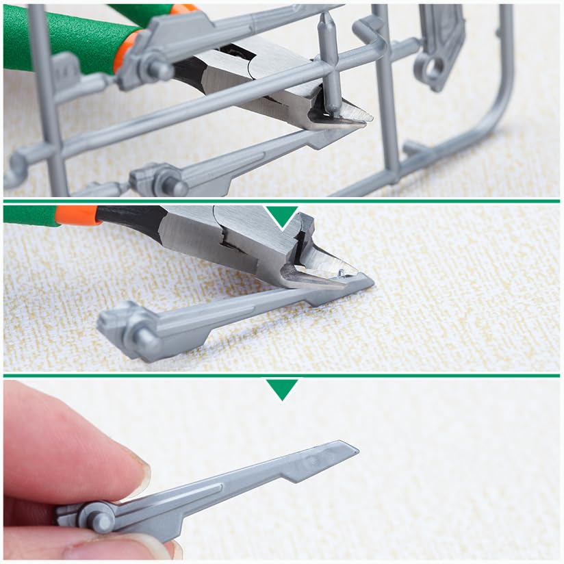LEONTOOL Nippers for Plastic Thin Model Plastic Professional Hobby Tapered Thin Blade Gate Cutting Nippers for Plastic Plastic Nippers for Plastic