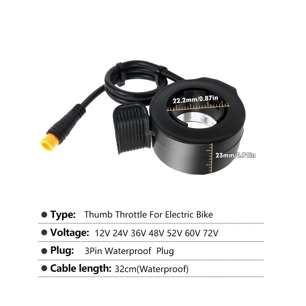 Bürstenloser Controller, LCD-Display und Gasgriff-Kit für 36/48V Elektrofahrräder (E-Bikes)