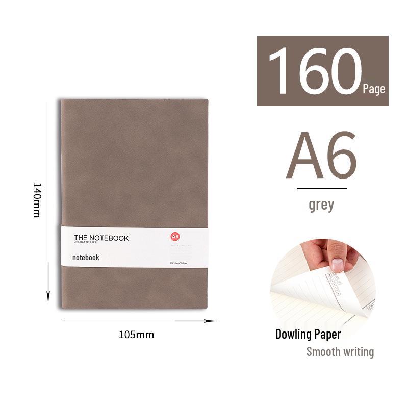 Caiet A5 din Piele Extra Gros cu Cataramă - Ideal pentru Studenți și Afaceri, Design Simplu de Jurnal