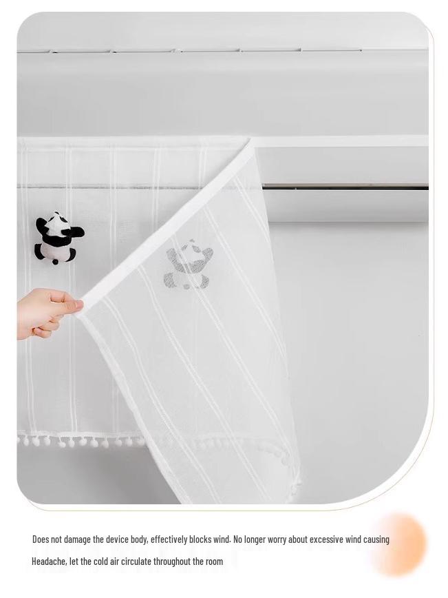 Luftkonditioneringsavledare: Vindruteskydd för kyla, perfekt för gravida och spädbarn, ingen montering krävs.