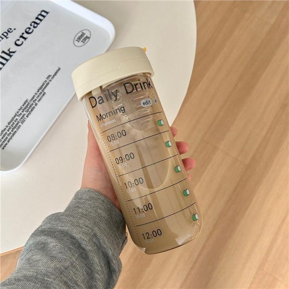 

Стеклянный будильник с трубочкой Будильник с трубочкой Уличный стеклянный будильник с трубочкой Спортивная бутылка для воды Спорт на открытом воздухе белый