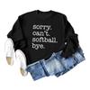 European and American Women's Oversized Long Sleeve Sweatshirt