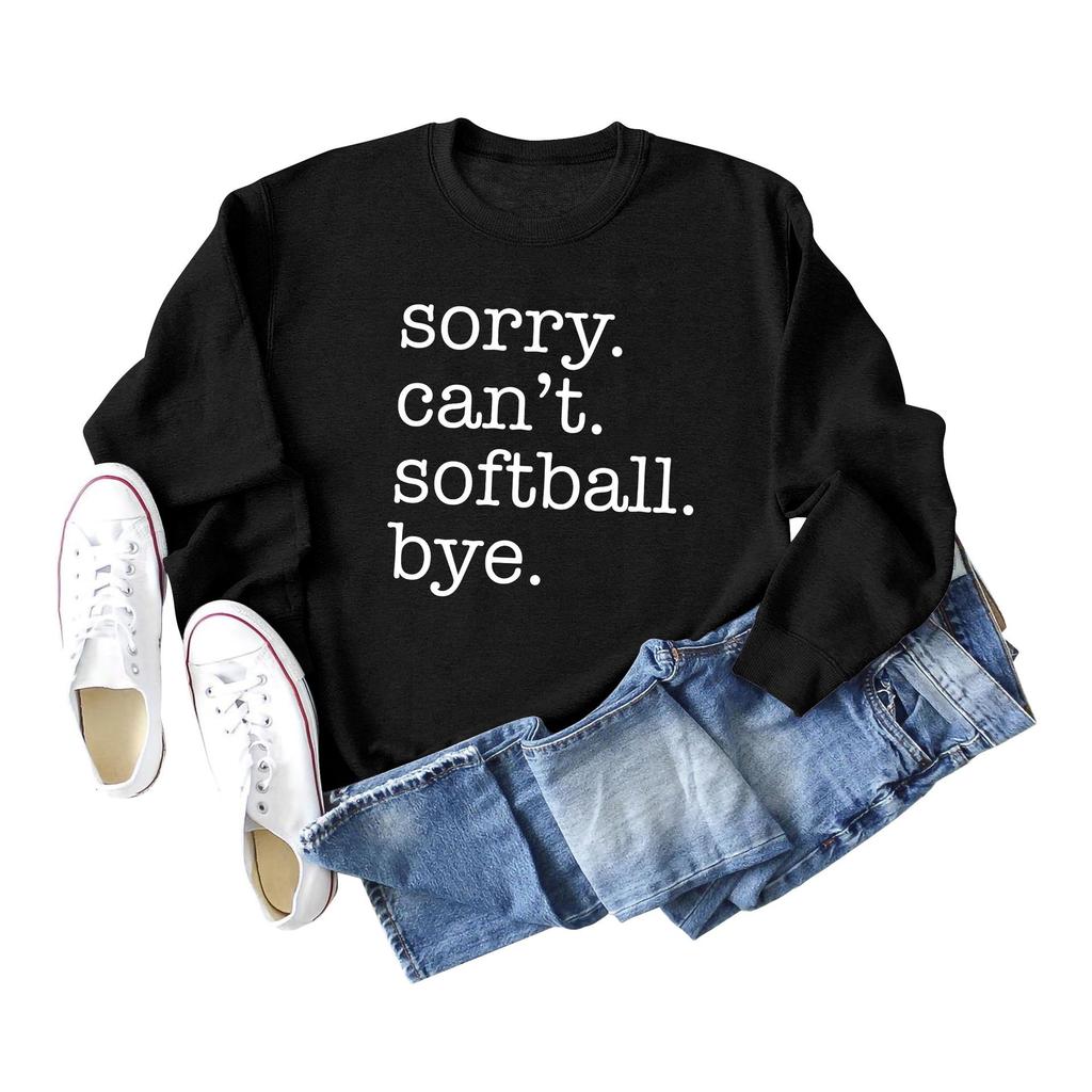 European and American Women's Oversized Long Sleeve Sweatshirt