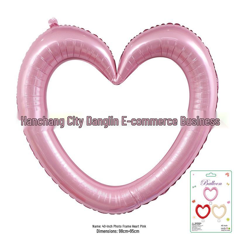 40-Inch Heart Balloon for Parties and Events