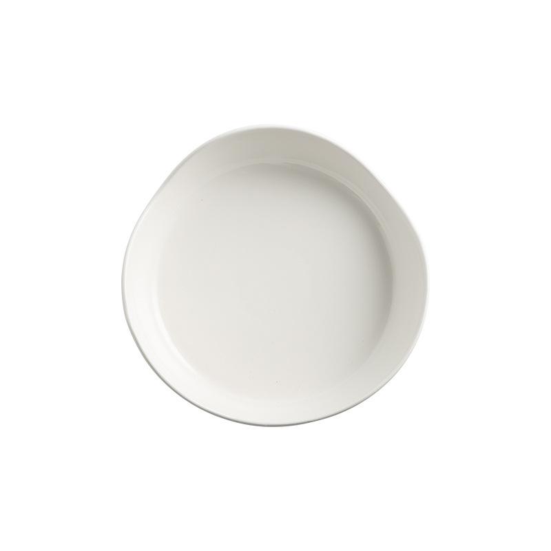 Nordic Special-Shaped Plate, Dessert Plate, Restaurant Salad Plate, Long Strip, Deep Plate, Hotel Tableware, Artistic Conception, Dish Plate, Cold Dis