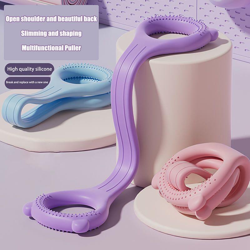 8 Fitness Workout Resistance Band Arm Back Shoulder Exercise Elastic Training Band Yoga Pilates Physical Therapy Equipment