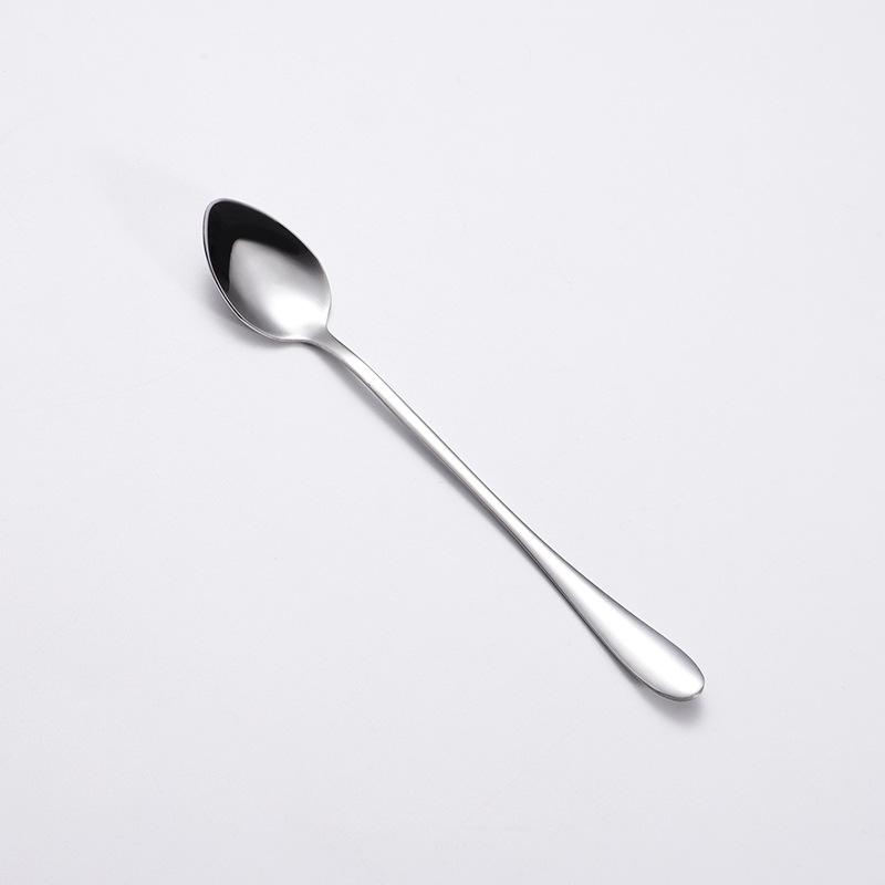 1012 series stainless steel round spoon tip spoon multi-specification western tableware knife fork spoon 410 gift dessert spoon
