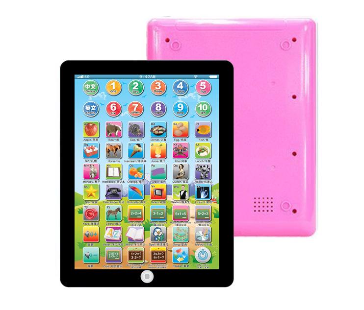 Bilingual Children's Tablet: English-Russian Educational Learning Machine with Reading Pen and Story Function