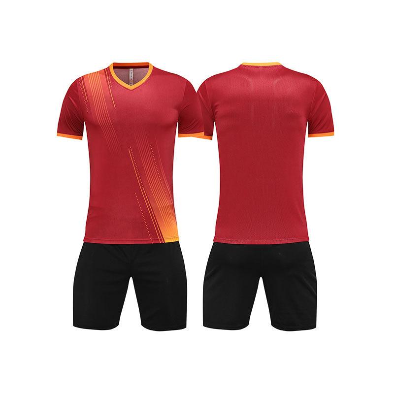 Short-sleeved Football Jersey Set Spot Printing Number Light Board Football Training Jersey Team Summer Game Jersey