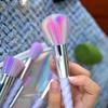 10 Colorful Makeup Brushes, Crystal Makeup Brushes Spiral Handle Makeup Brush Set