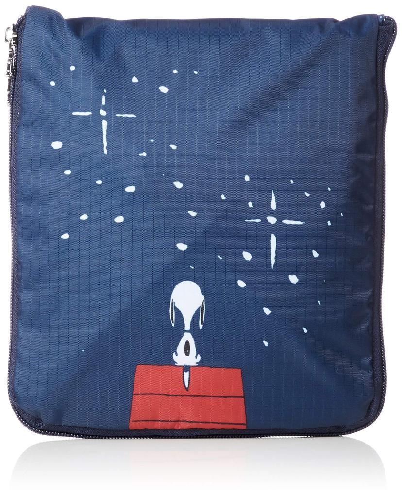Hapitas Foldable Boston Hapitas 30 Night and Sleep Navy Bag, Snoopy, Carry-On, 23L, SNOOPY, H0002, cm, 0.39 kg, PN29.