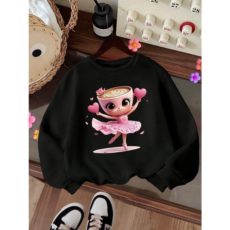 Europäische Größen Ein trendiges bedrucktes Sweatshirt für Kinder, perfekt zum Warmhalten während der Jahreszeiten