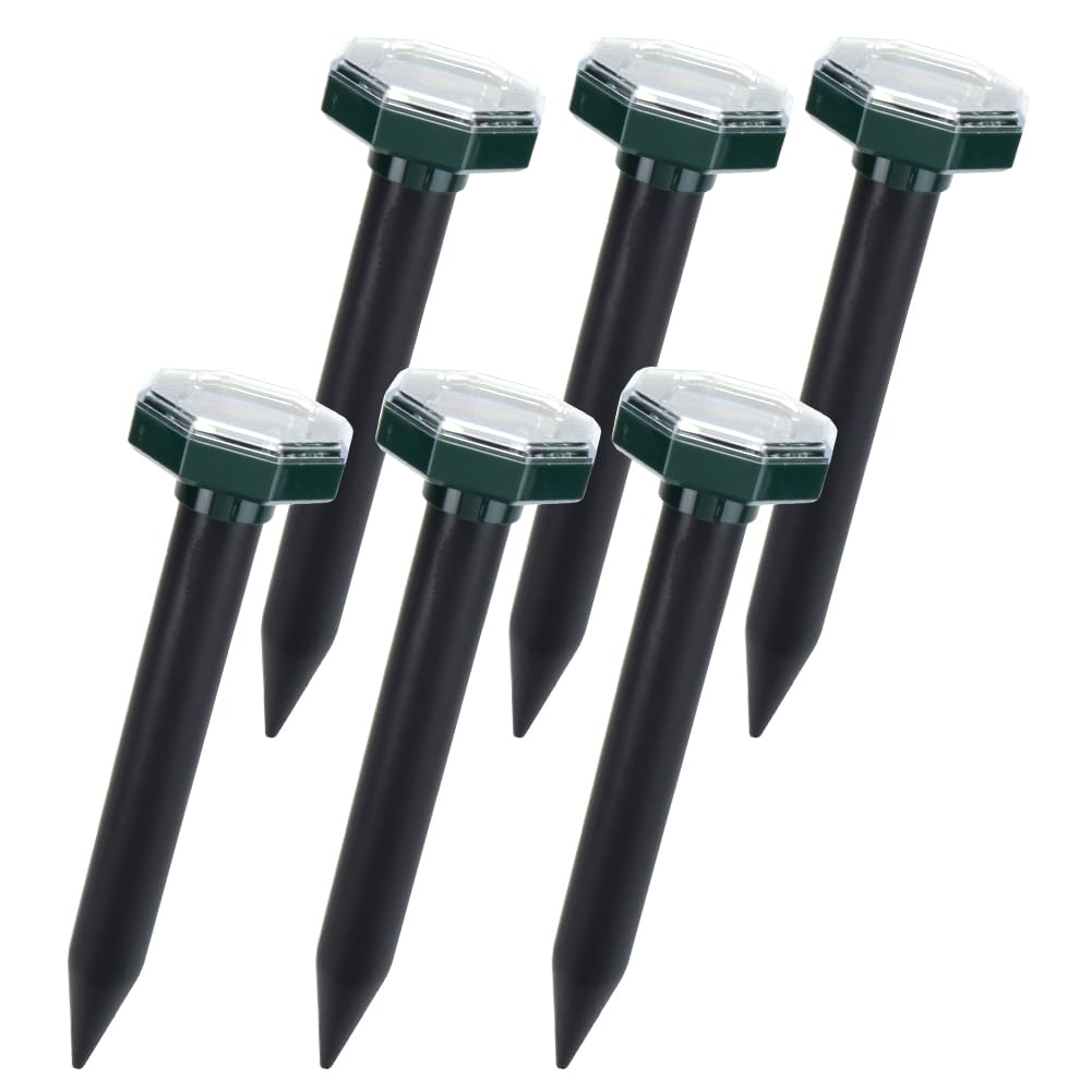 

TOREJAX Уничтожение кротов и борьба с вредителями Крот Поле Вандал Солнечный Дом Уличный Водонепроницаемый Дизайн Репеллент, Устройство, Репеллент, Предотвращение, Панель,