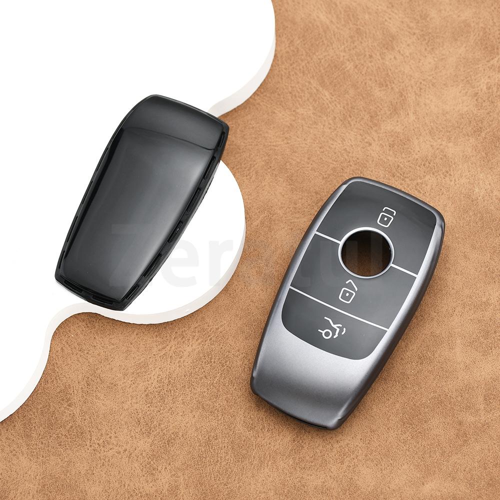 Gun Gray Tpu Shell Remote Car Key Cover Case Cover For Mercedes Benz W213 W222 X167 W177 W205 Amg A C E S G Class Glc Cle Cla