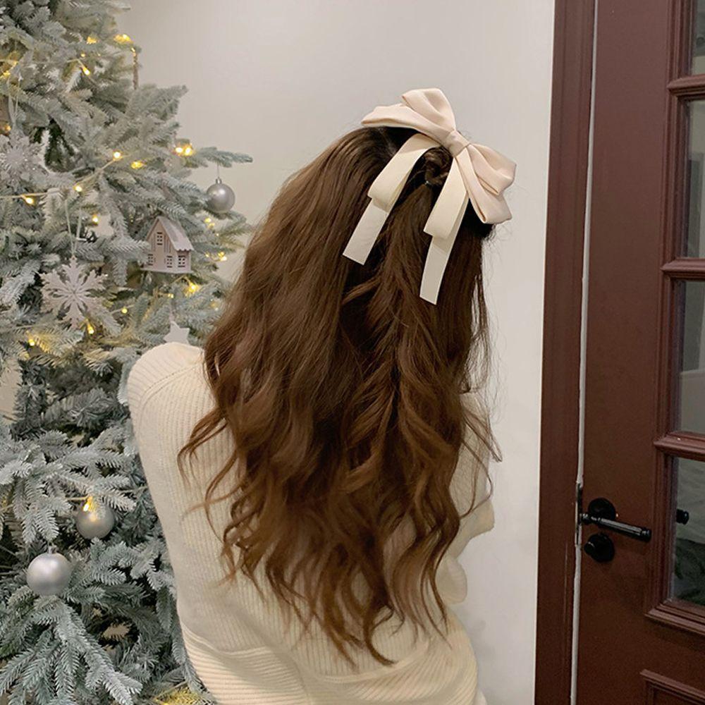 Tassel Hair Hook Bow For Girls Korean Barrettes Women Hair Clips Hairpins Ponytail Holder Buckle