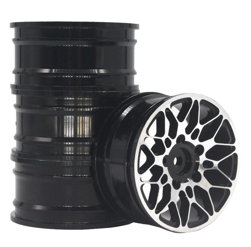 Replacement Aluminum Alloy Metal Wheel Rim Hub Upgraded Repair Parts For 1:10 Tamiya Tt-01 Tt-02 Xv-01 Hsp Hpi Rc Car Wheel