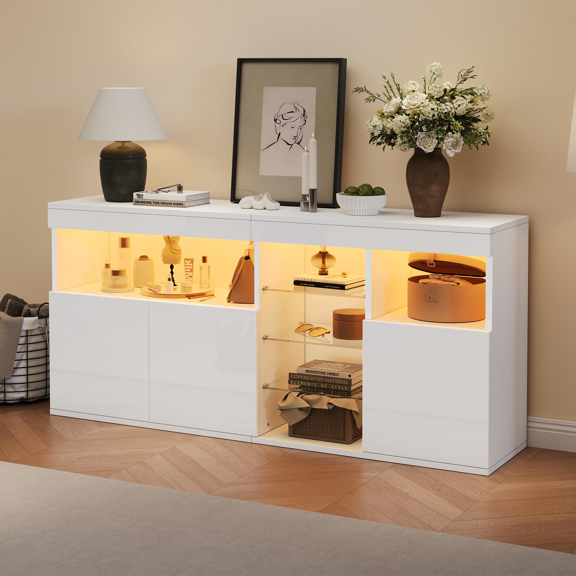 155,5*35*72cm Dzīvojamās istabas skapītis, Augšējā