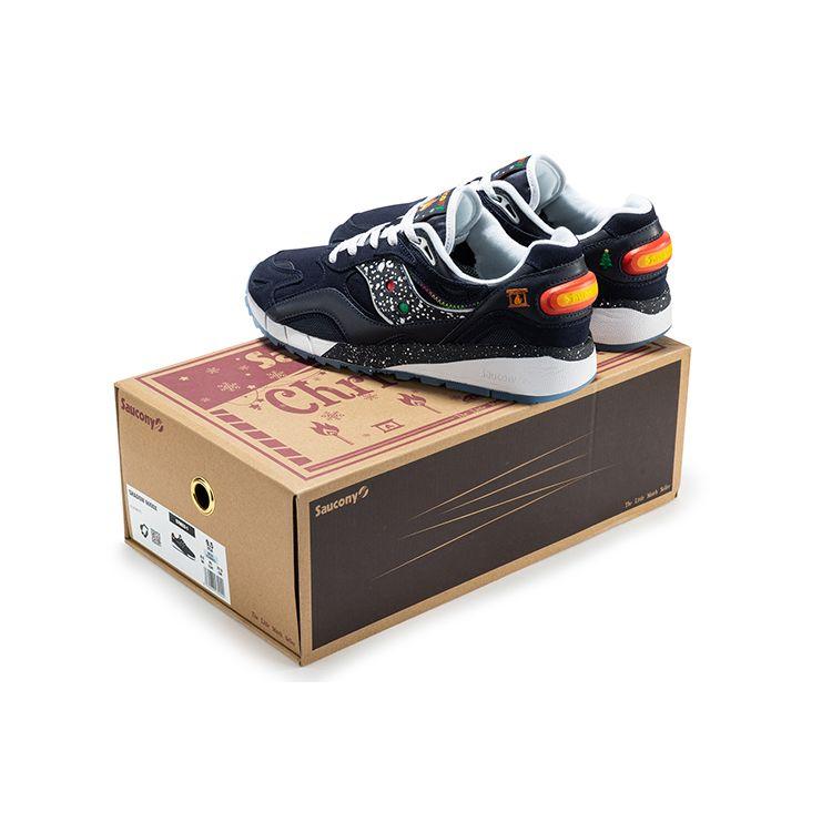 SAUCONY Shadow 6000 Winter Fairy Tale Retro Casual Suede Cushioning Non-Slip Waterproof Low-Top Running Shoes Unisex Running Shoes Blue White S79032-1