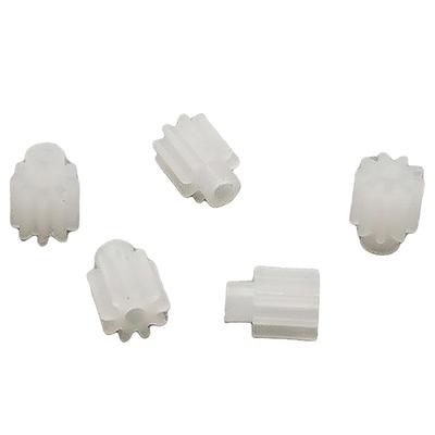 Lot de 5 engrenages en plastique à 9 dents pour moteur, jouet, modèle de voiture télécommandée, transmission, pignon, vis sans fin