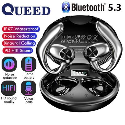 High -quality Bluetooth Headset Wireless Motion Running Without Ear, Painless Long Battery Life -hung Ear -canceling Headset