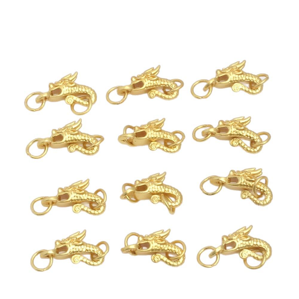 Sand Gold Plated S-Shaped Bracelet & Necklace Connector