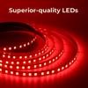 DC 12V 2835 120LEDs/M LED Strip Red/Blue/Pink/Yellow/I Blue/White/Green Home Decor Flexible Ribbon Tape Rope Light 5M/Roll