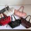 Rivet Metal Buckle Drawstring Tote Bag Women's Shoulder Bag