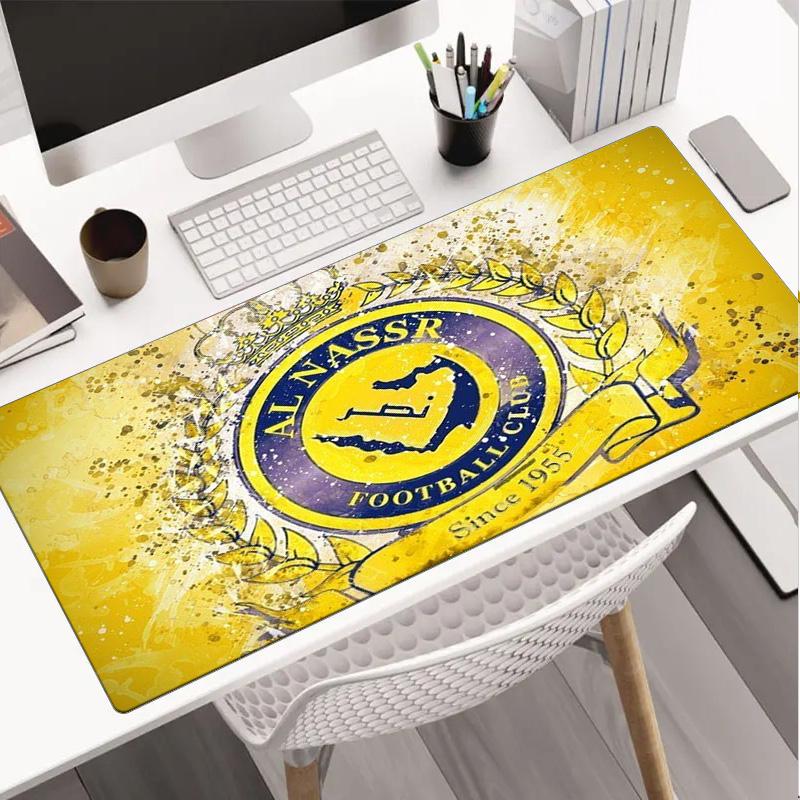 Al-Nassr Football Club Mouse pad Mouse pad, Gaming Mouse Pad, keyboard pad, Desk Decor for computer notebook Fan Gift Birthday Gift