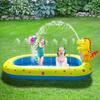 Cartoon Inflatable Dinosaur Fountain Outdoor Dolphin Watering Mat Children's Water Toys Frog Swimming Pool Shark Swimming Pool