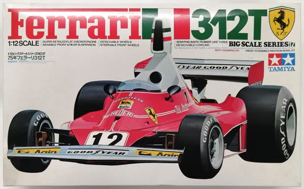 

Серия Большого Масштаба 1975 Ferrari 312T Пластиковая Модель 1/12 №17