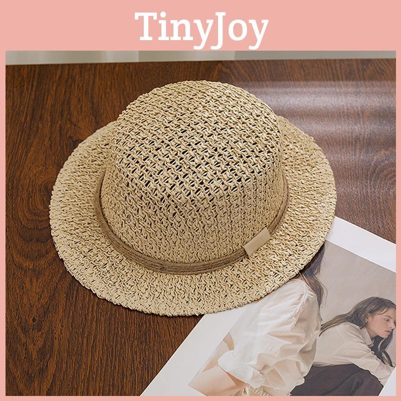 French Straw Hat With Wide Brim For Sun Protection And Breathability For Summer Beach Vacation