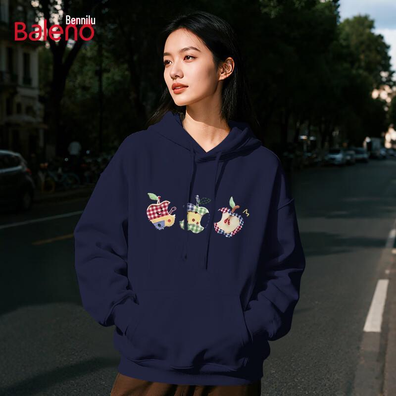 Baleno Women s American Basic Oversized Hoodie L