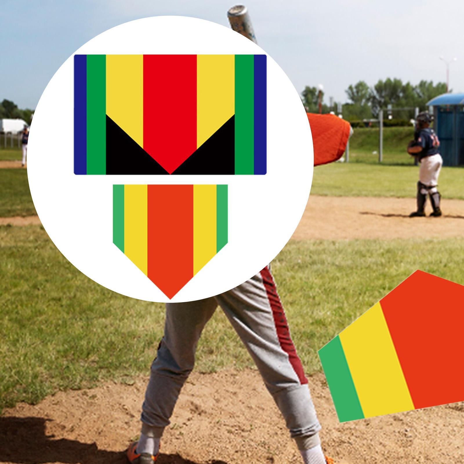 Мягкий отбивающий коврик для софтбола, амортизирующий, для домашнего софтбола и бейсбола, питчера, портативный коврик для отбивания мяча в бейсболе и софтболе 43x43cm