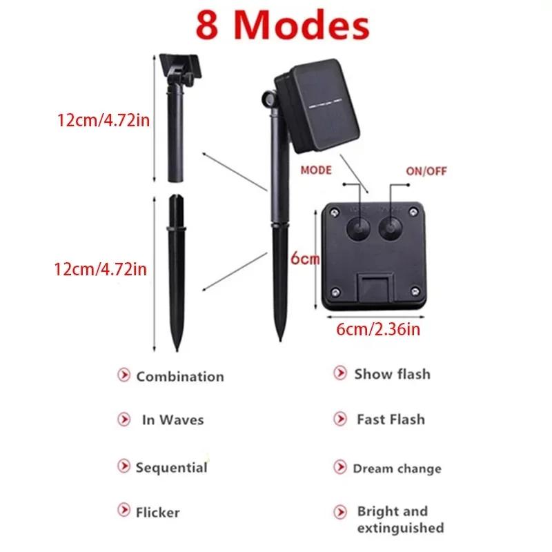 5m 7m 12m Outdoor Solar String Lights Fairy Bubble Ball Garden Festoon Garland Lamp for Wedding Camping Party Balcony Decoration