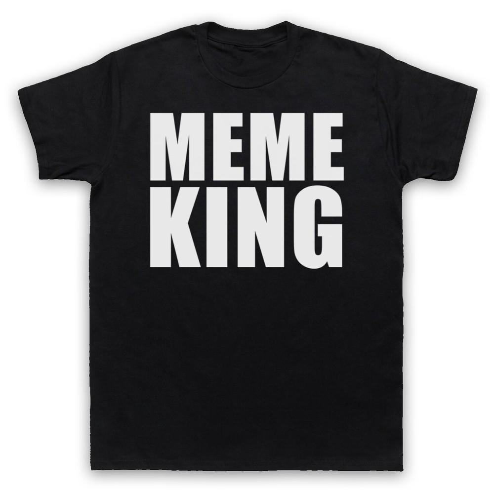 

Король мемов Смешная шутка Комедия Любитель интернета Мужская и женская футболка 4XL