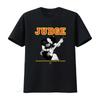 Vintage Hardcore Punk Judge Band Guitarist Print Streetwear Casual T Shirt vintage Washed Slightly Soft Top For Everyday Wear