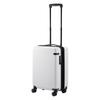 [ace. TOKYO] Cornerstone 2-Z Suitcase No. 06862, 48L, 3-5 Nights, 3.5kg, Dual Wheel Casters, 55cm, White, One Size
