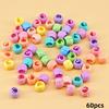 60pcs Hair Braids Beads Headwear Cute Candy Colors Plastic summer Hair Claw Clips Hair Accessories Loc Hair Jewelry for Braids