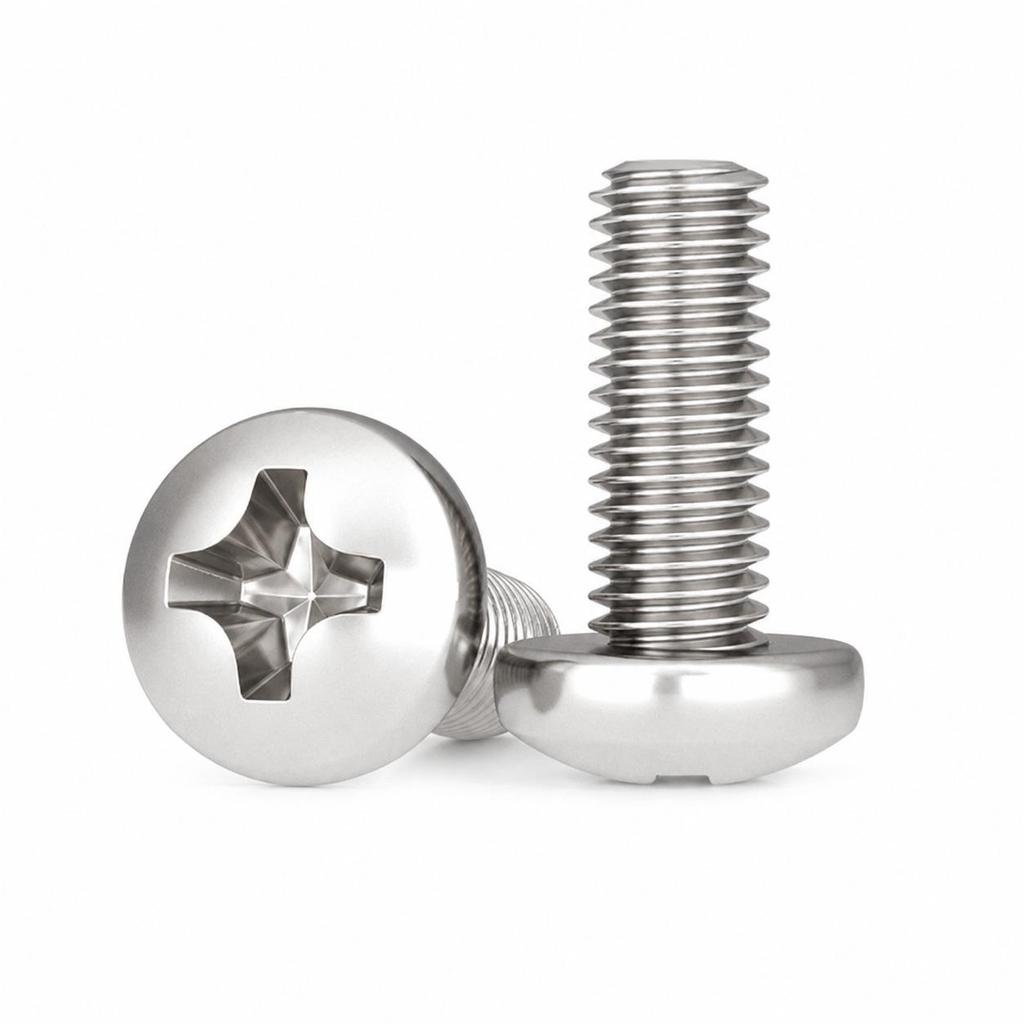 304 Stainless Steel Nickel-Plated Pan Head Phillips Screws