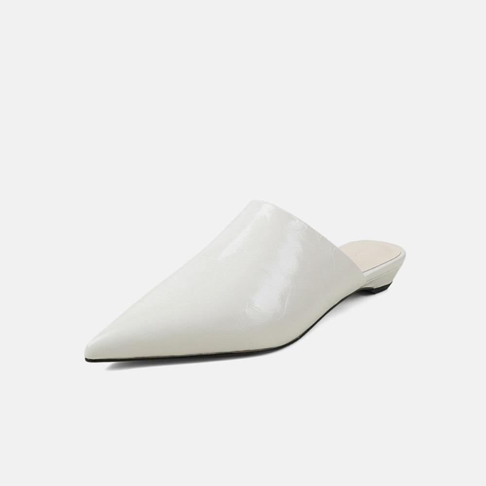 Baotou Niedrige Absatzsandalen Damen Spitz Tiefer Ausschnitt Rutschfeste Abriebfeste Sandalen Outdoor Hausschuhe Damen Hausschuhe