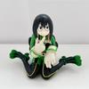 Winter Latest Arrival: 9Cm Asui Tsuyu Seated Pose Pvc Figurine - Age Of Heroes Series Collectible Model, Christmas Kids Plaything