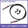 Single Brake Hose AN3 28 90 Degree M10 Motorbike Hydraulic Brake Line Universal
