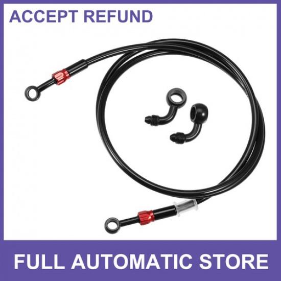 

Single Brake Hose AN3 28 90 Degree M10 Motorbike Hydraulic Brake Line Universal