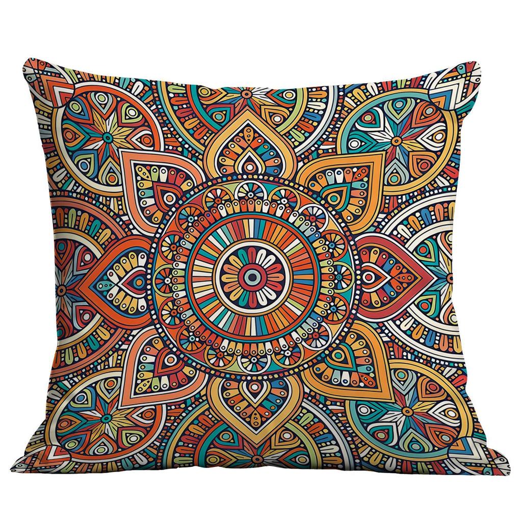 Bohemian Ethnic Style Pillow Cover Living Room Sofa Cushion Hotel Teahouse Pillow Cushion Cover Premium Durable